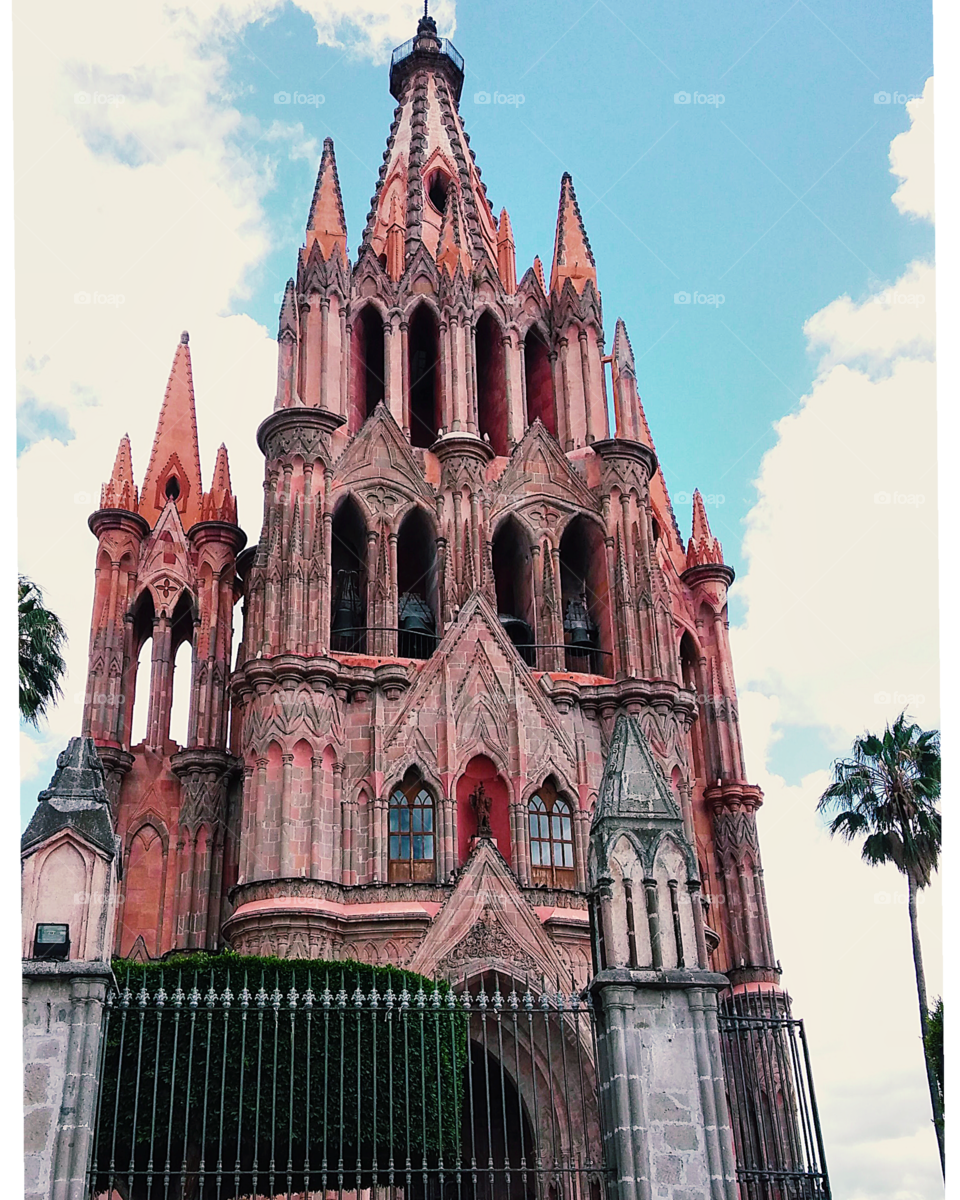 La iglesia principal de San Miguel de Allende México 