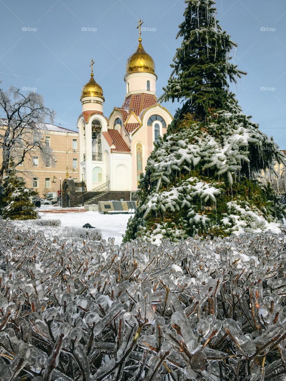 Frozen city