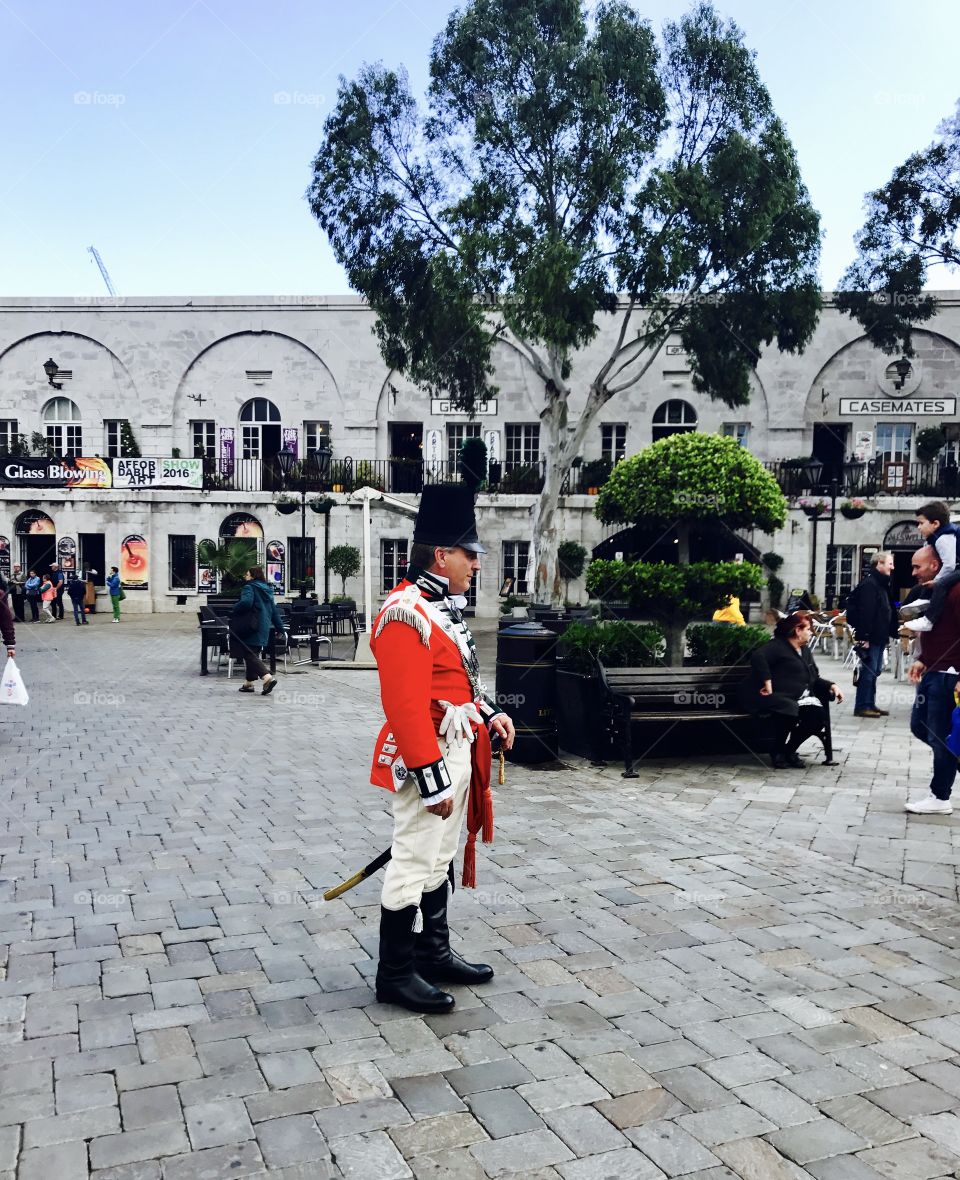 #soldier #gibraltarregiment #street #outdoors #uniform