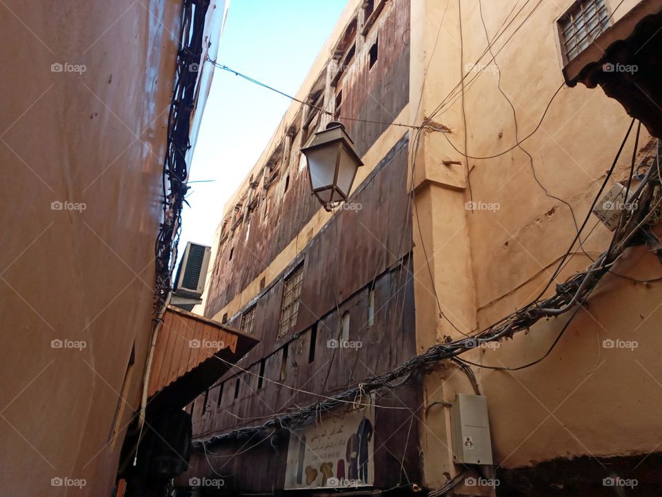 Old medina in fes city of morocco