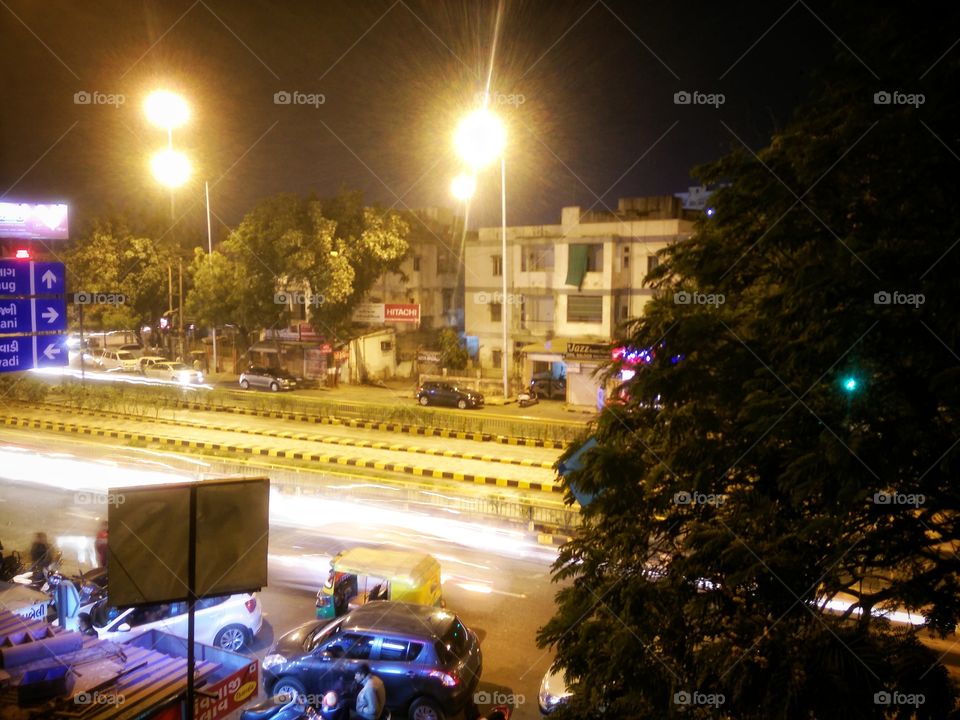 street of my city during midnight...