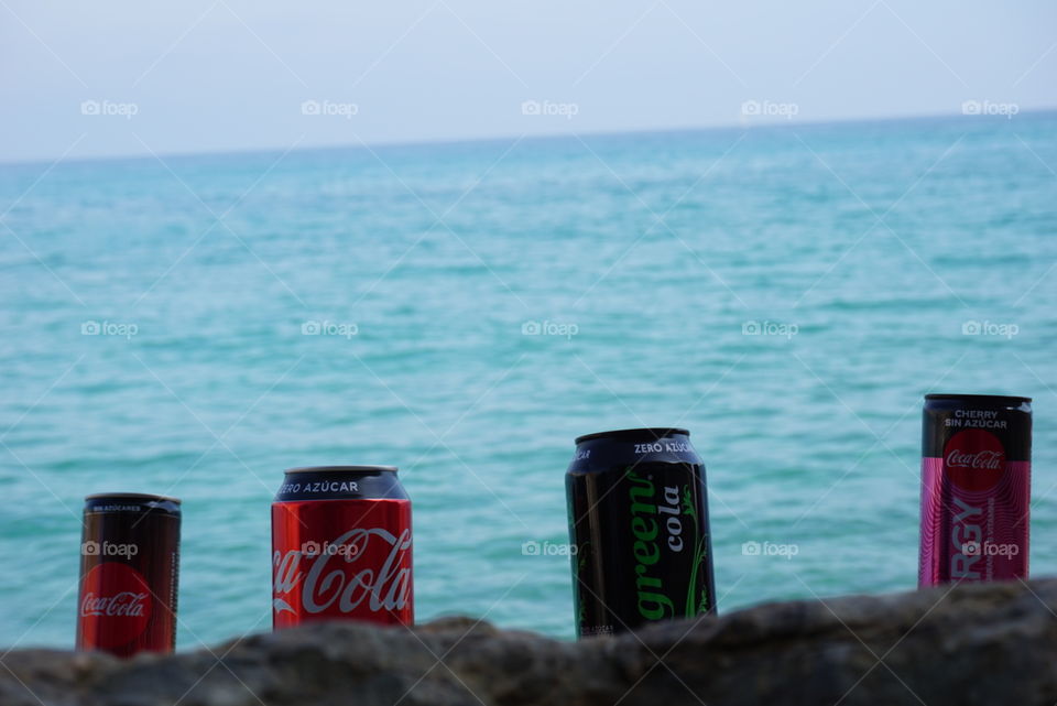 Coca-Cola#cokechallenge#sea#view#sun#rocks