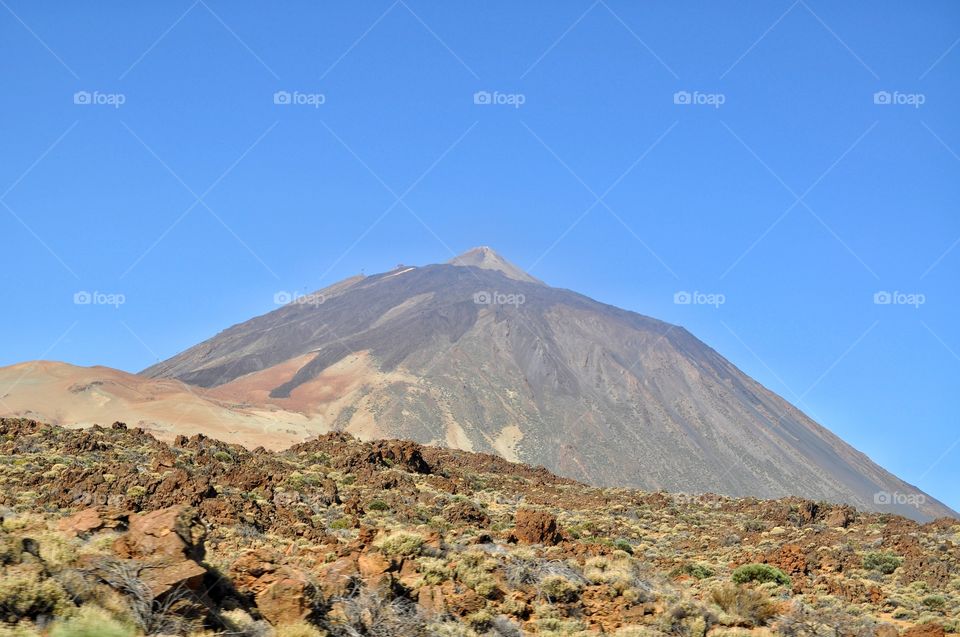 Volcano, Mountain, Landscape, Travel, No Person