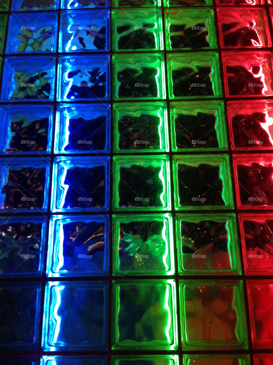 Colorful window in a bar in Pittsburgh Pennsylvania