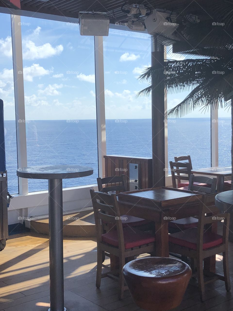 Nice ocean view at lunch September 2018! 