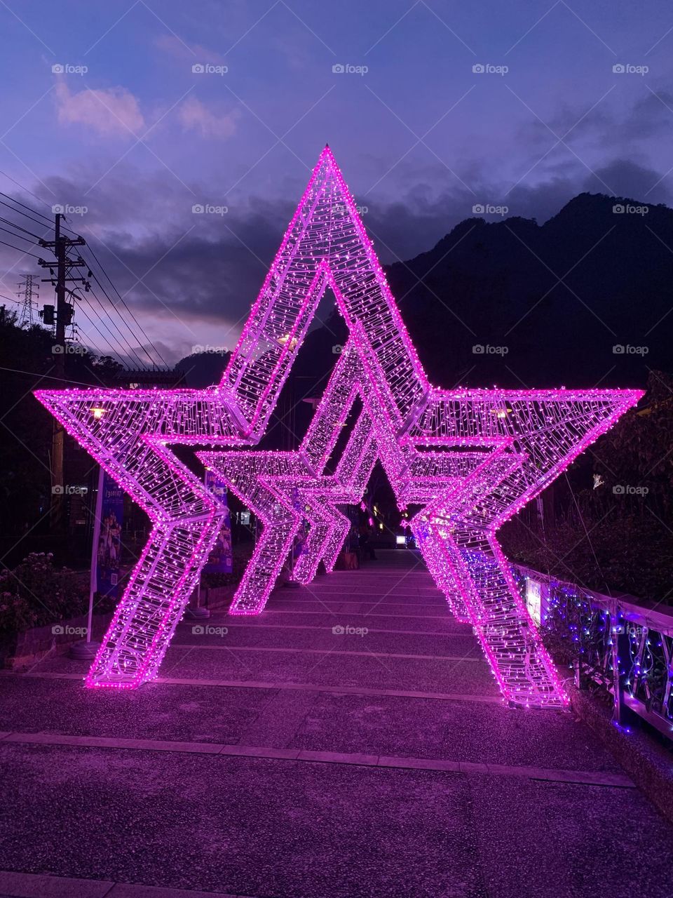 Pink star