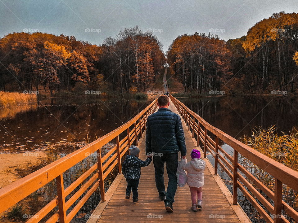 walks in the autumn park