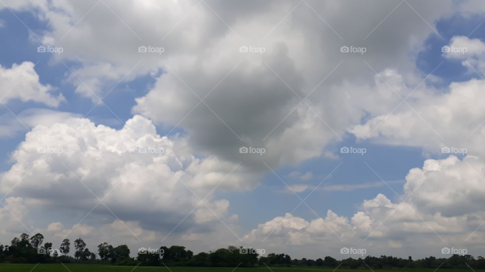 Beautiful sky and cloud in the sky