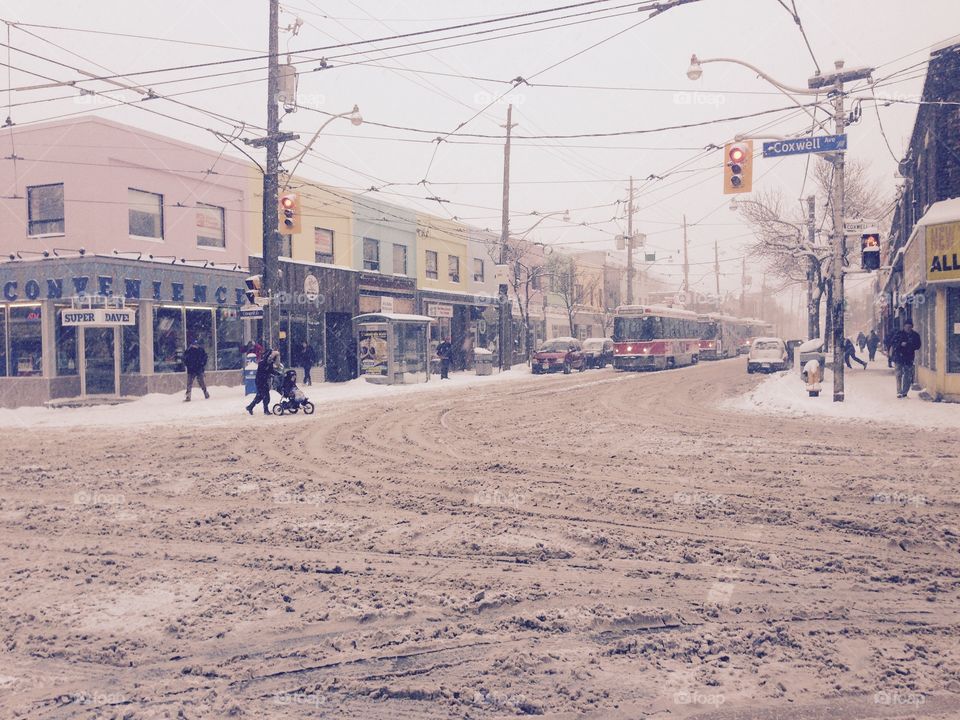 Slush makes it hard to do anything outside 