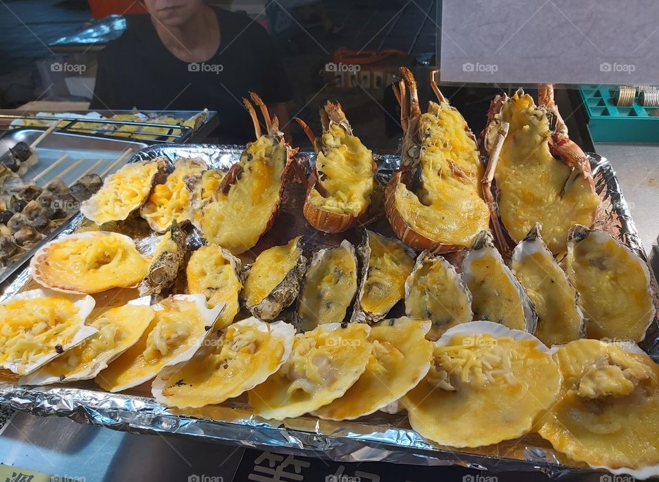 Street Seafood in Taiwan