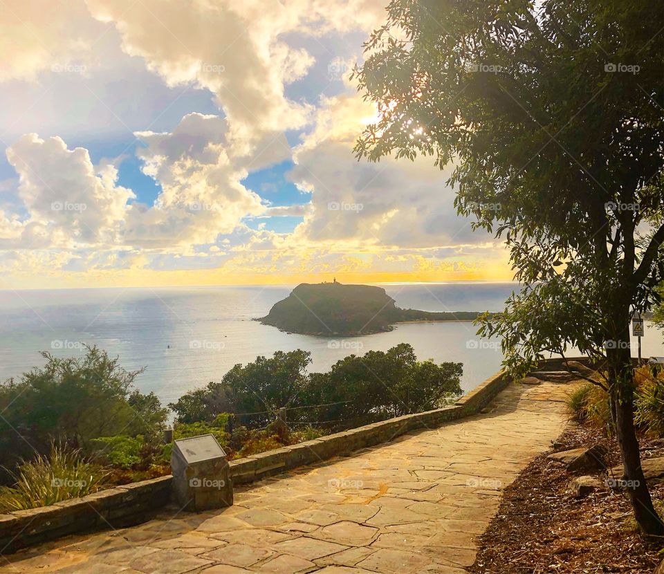 Westhead lookout at sunrise 