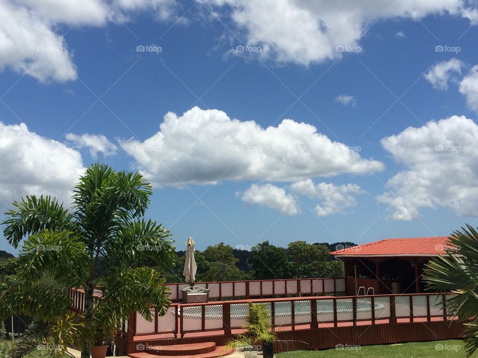 Beautiful day. Beautiful day in paradise. I am so high up in the mountains that I wish I could touch the clouds.. 