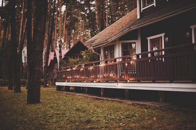 No Person, Home, Building, Wood, Light
