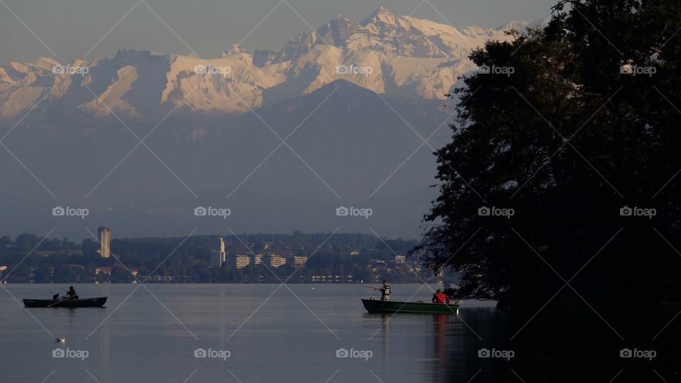 Fishermen In Lake Sempach