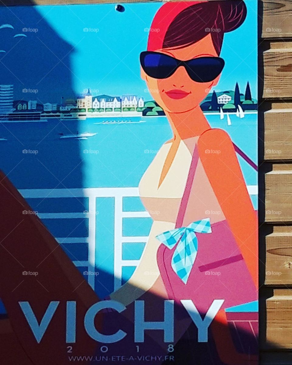 poster in Vichy