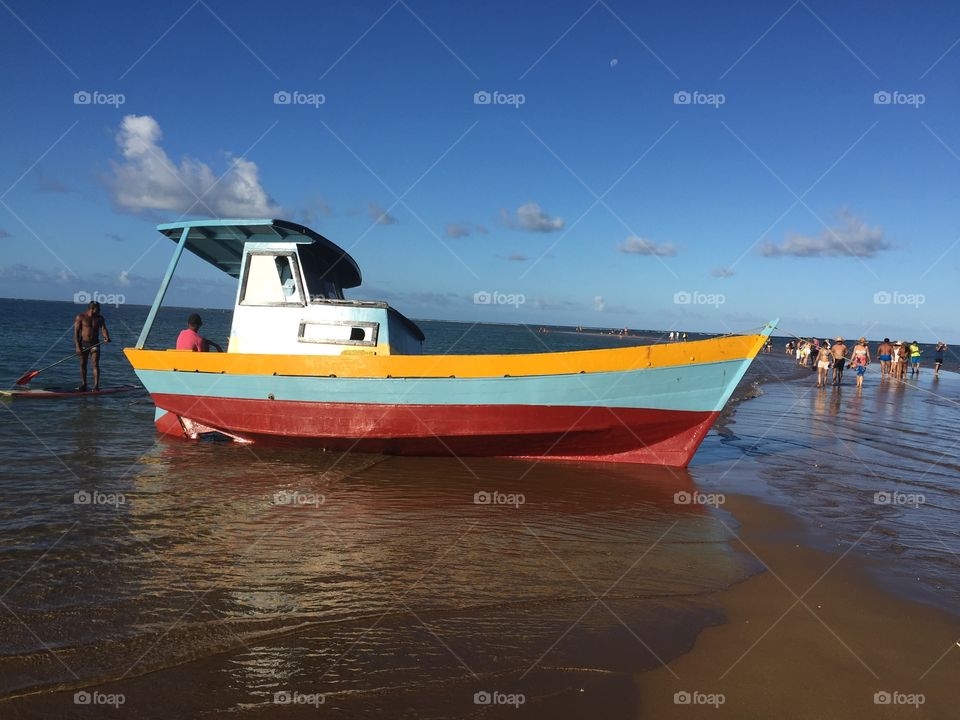 Boat in the beach
