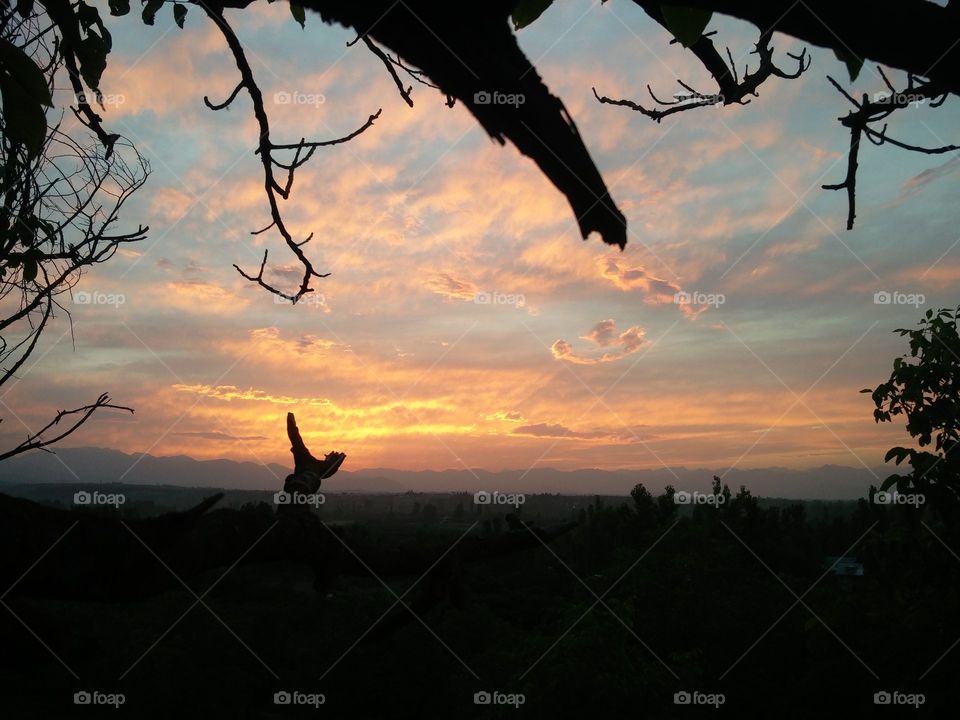 sunset beautiful view