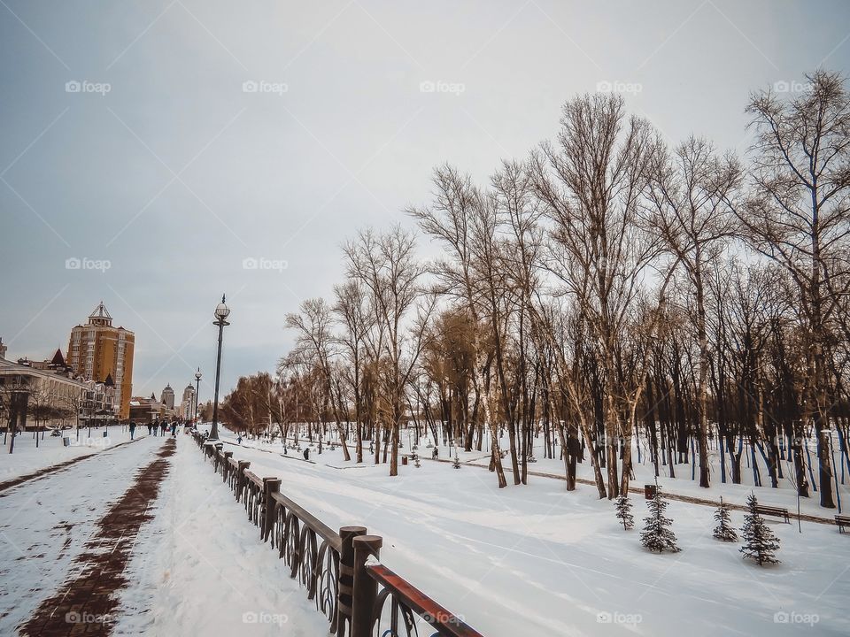 Winter city 