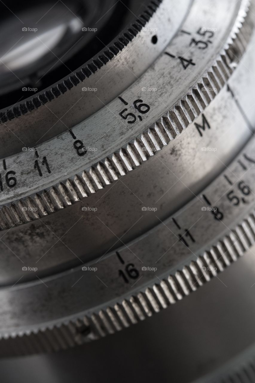 Old camera, details.