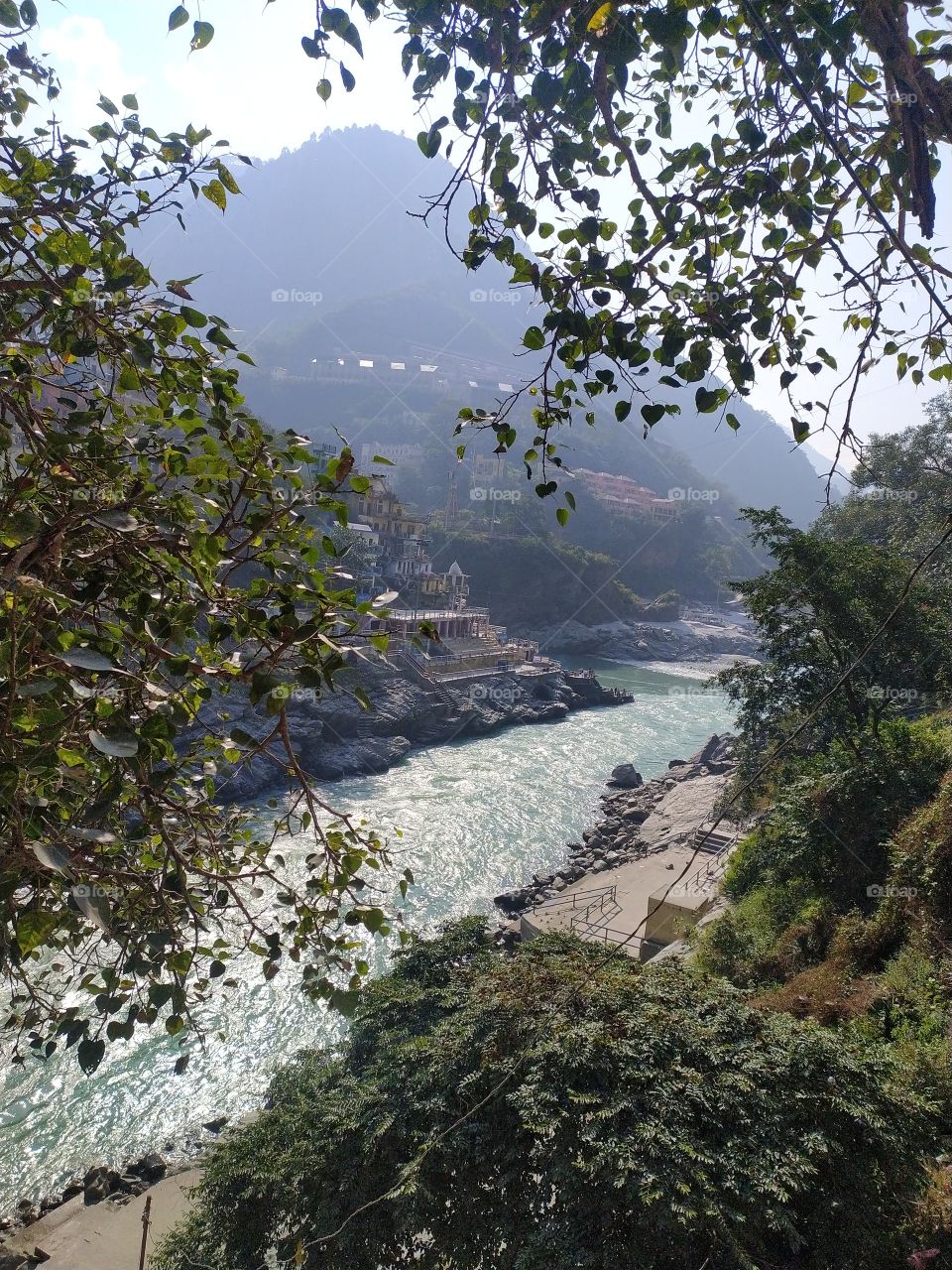 Devprayag Sangam from a different angle