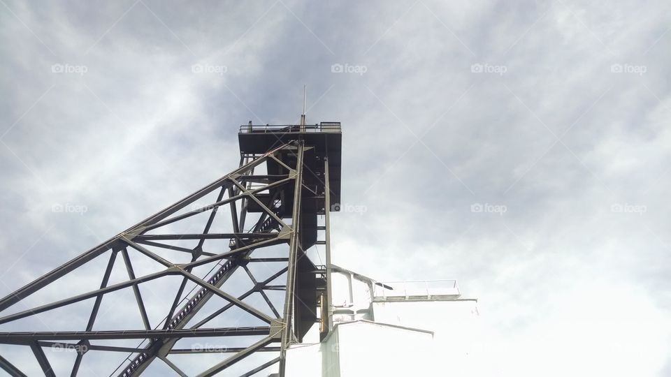 Headframe. The rustic mining headframes scattered throughout Butte Montana give this town its unique feel.