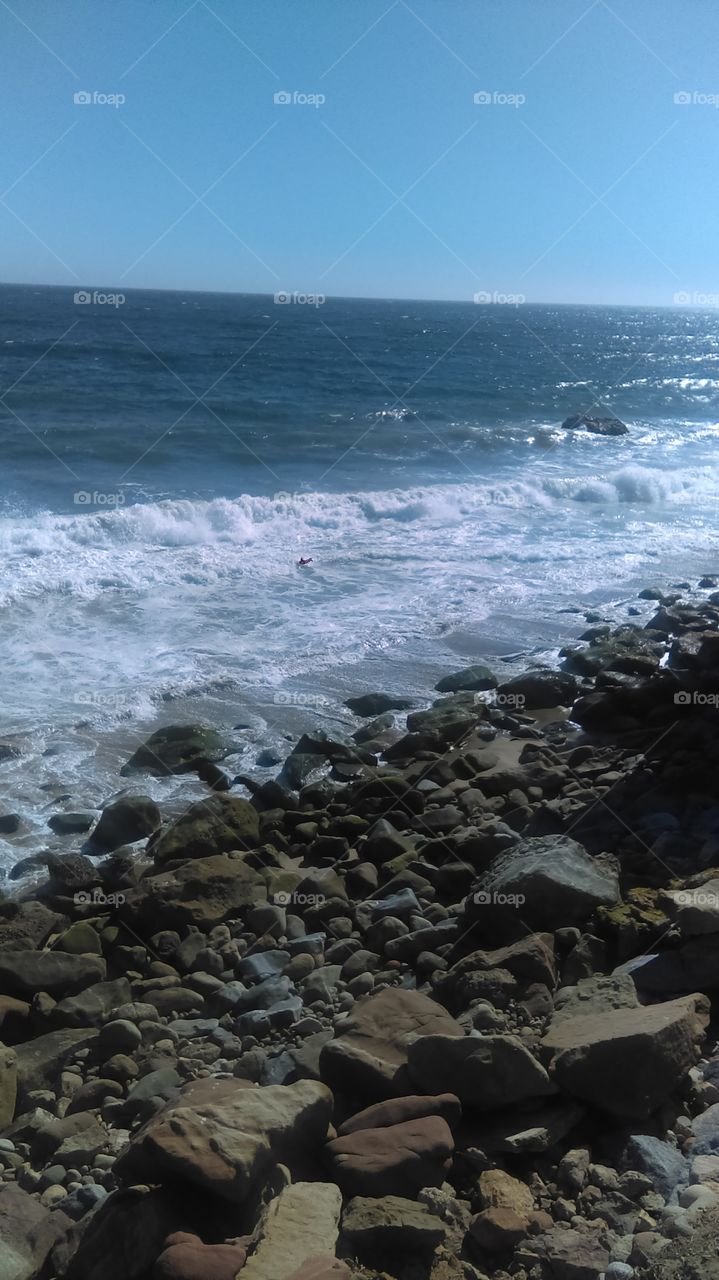 "Amazing Malibu II"- a peaceful view of the spring waters of Malibu Beach USA