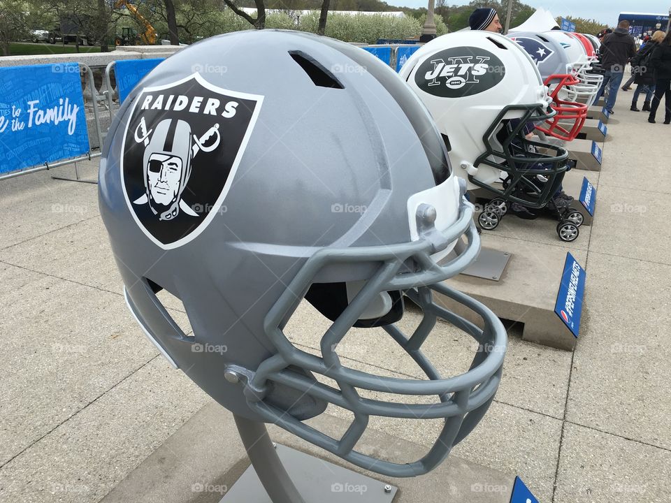 Oakland Raiders display