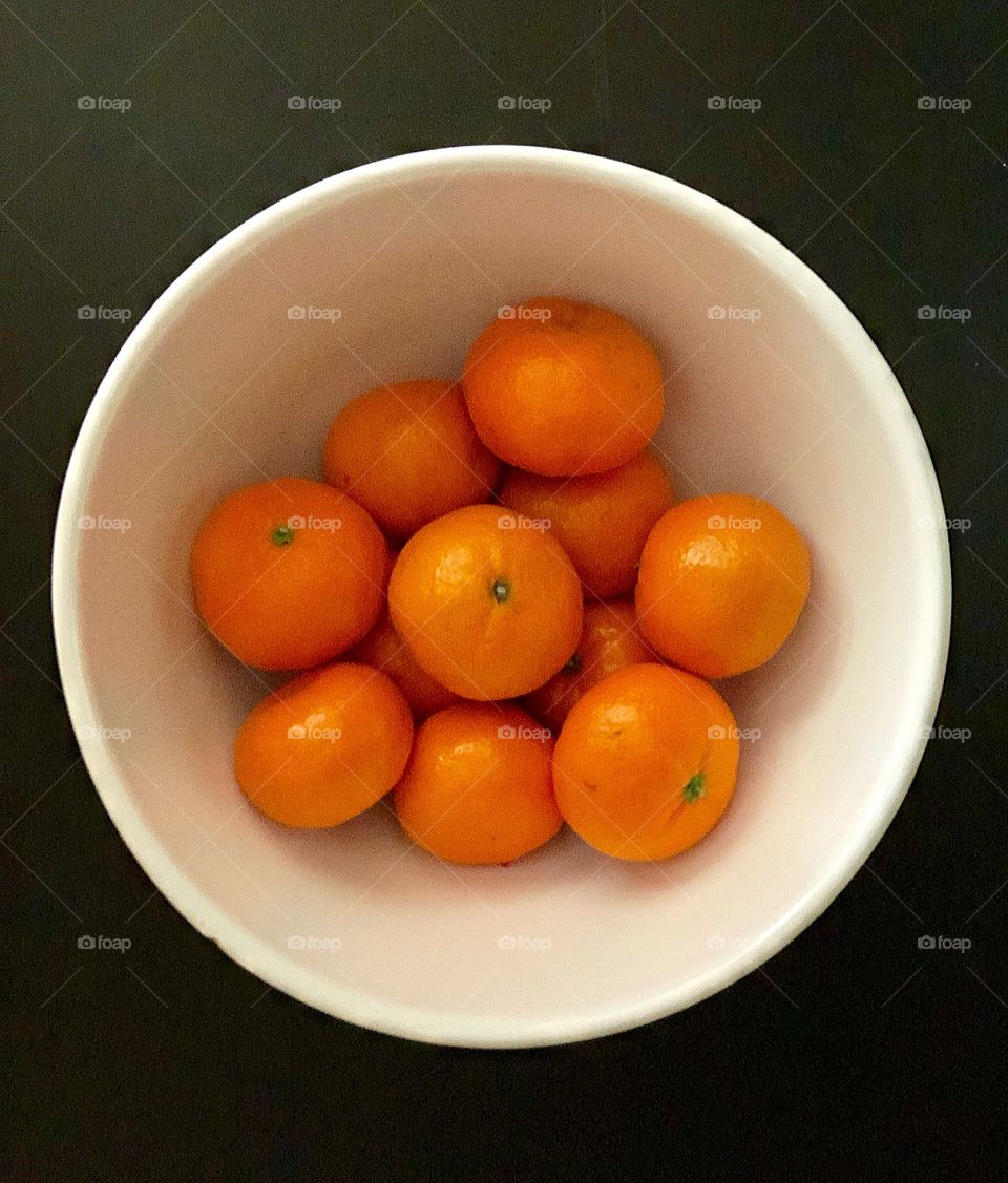 Foap Mission Shapes! Simplistic, Bright and Colorful Fruit in a White Circular Bowl