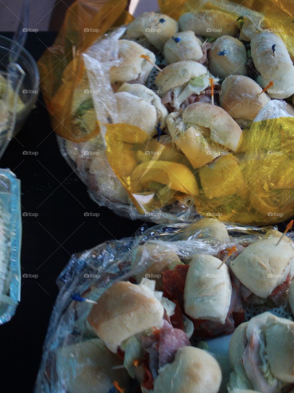 Cold cut deli sandwiches 