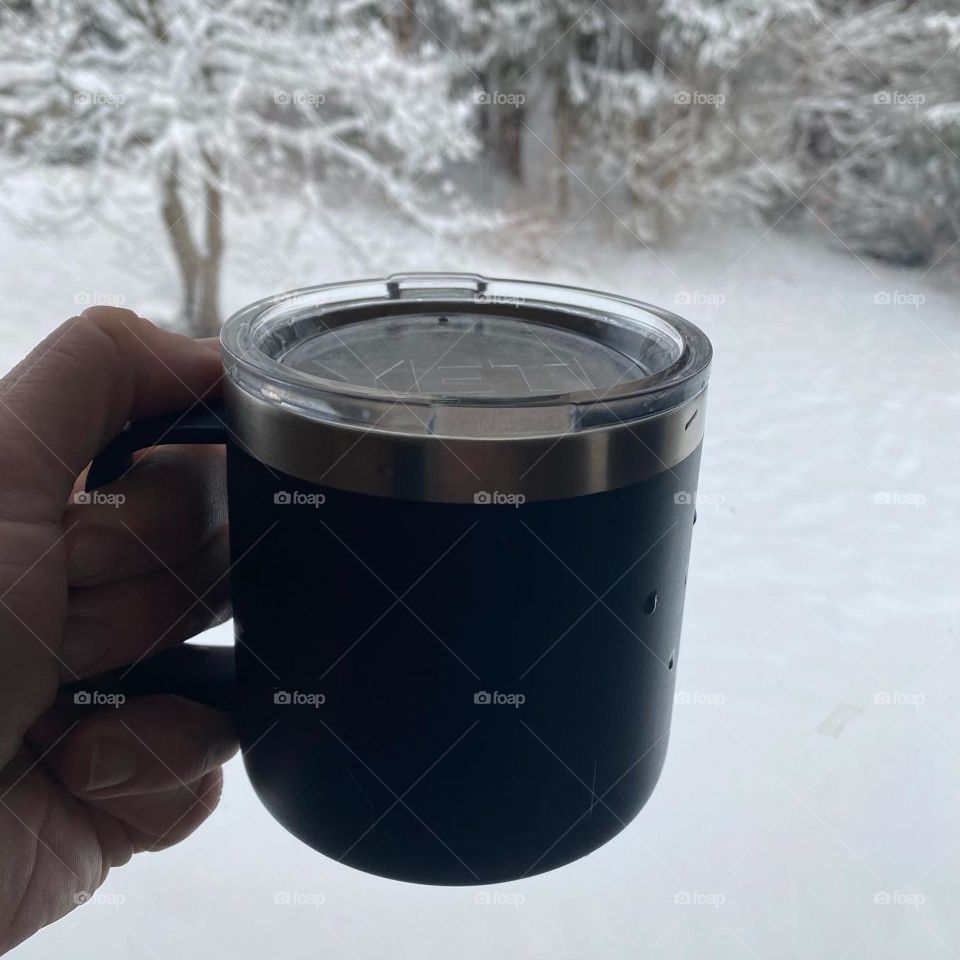 Monday coffee in second winter 