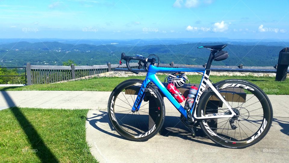 Giant Propel overlooking West Virginia