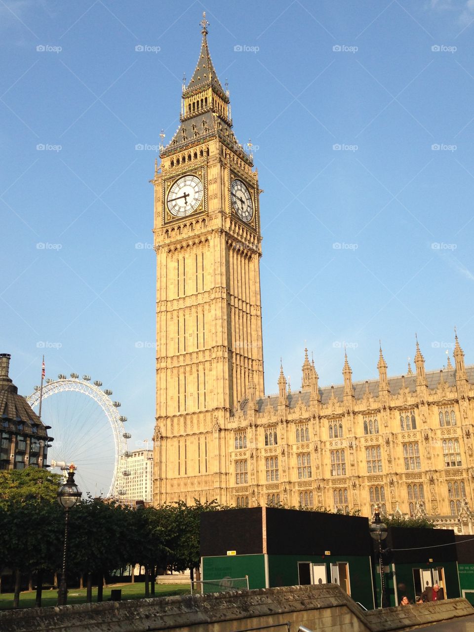 Big Ben clock tower Westminster London uk