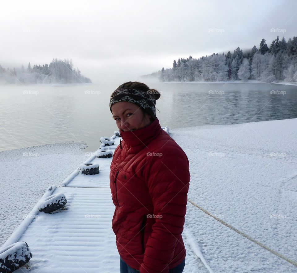 Chilly at the lake