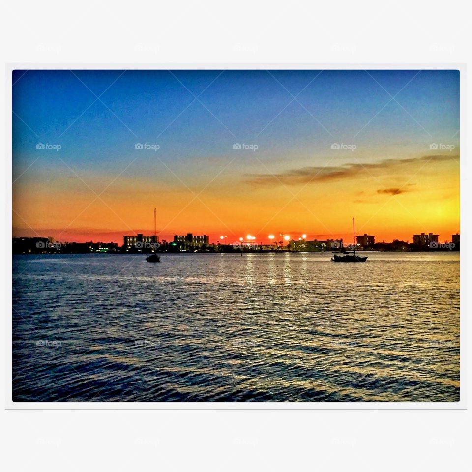 Sunset on Boca Ceiga Bay 