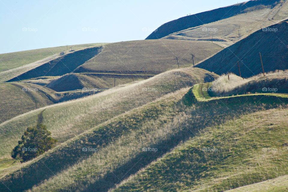 Road in hills