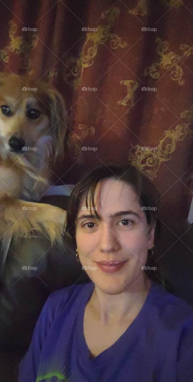 me and my furry pal London