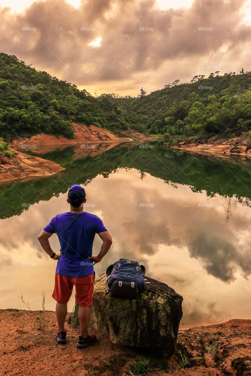 Travel and Hiking for an hour just away from the city and observed the beauty of natures in this water Reservoir.