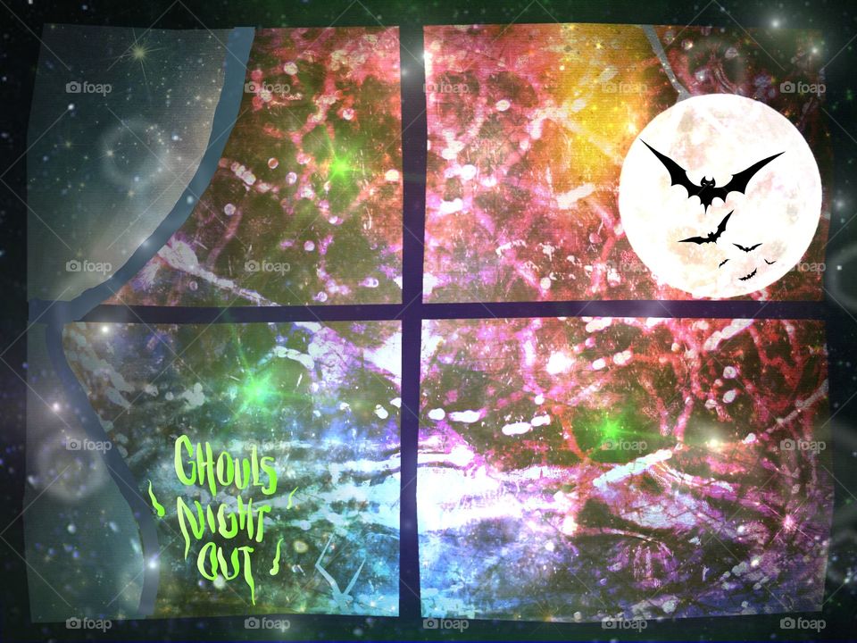 Halloween Window. Halloween Window