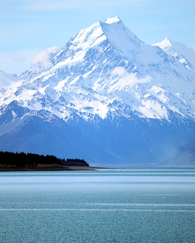 View of snowy mountains