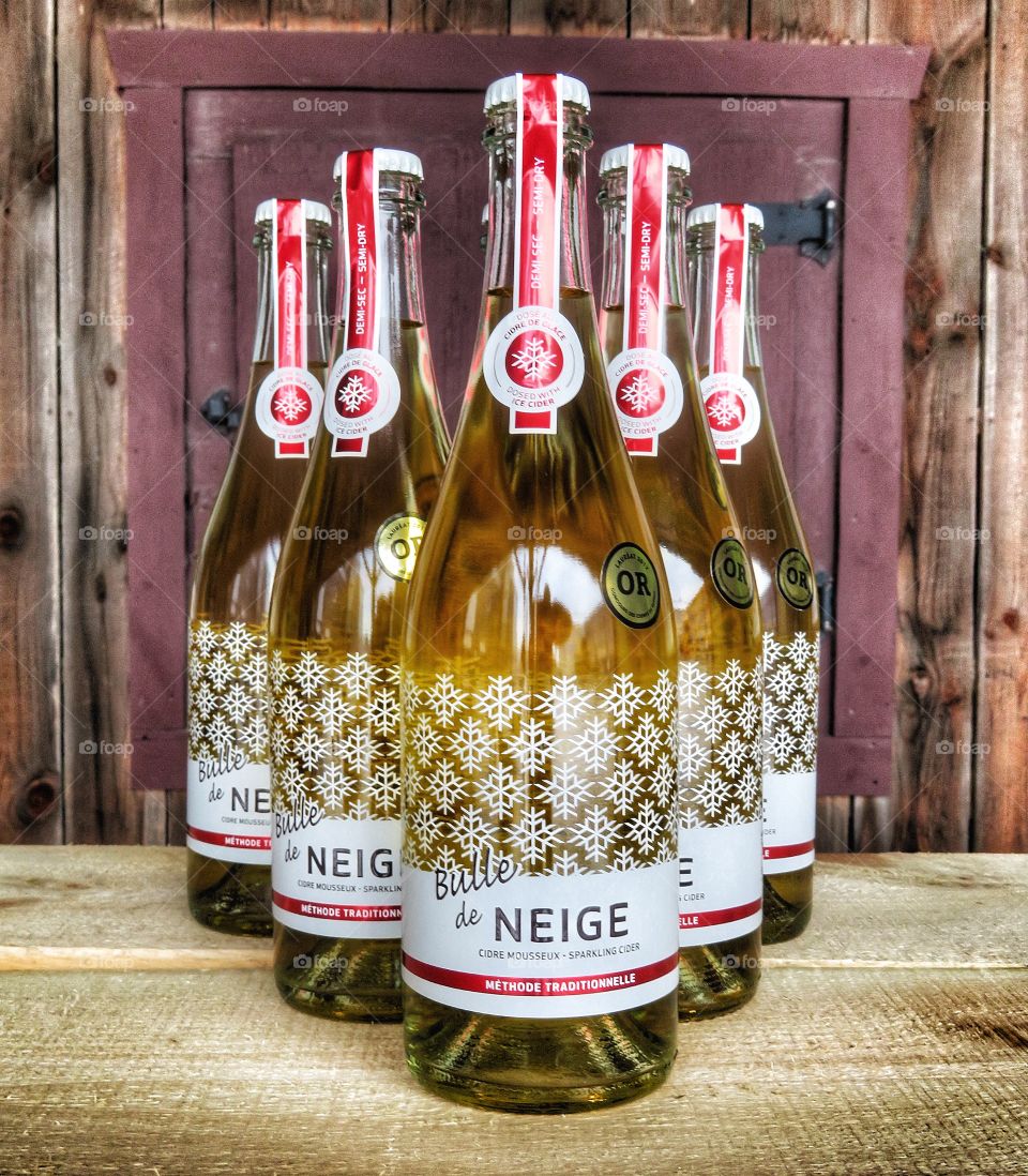 Neige sparkling cider Hemmingford Québec 