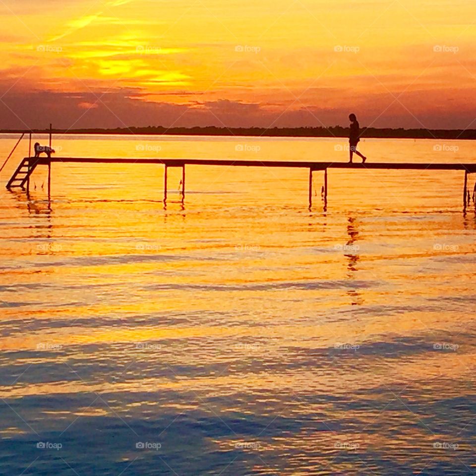 Sunset at Lumsås - Beach  - Dennark 