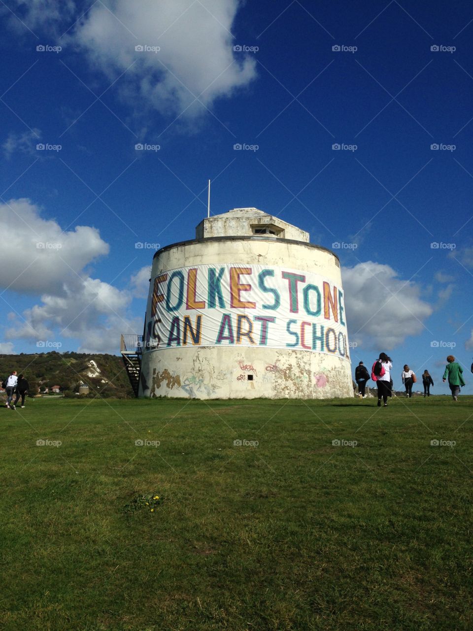 Folkestone Is An Art School. Triennial 2018. Slogan.
