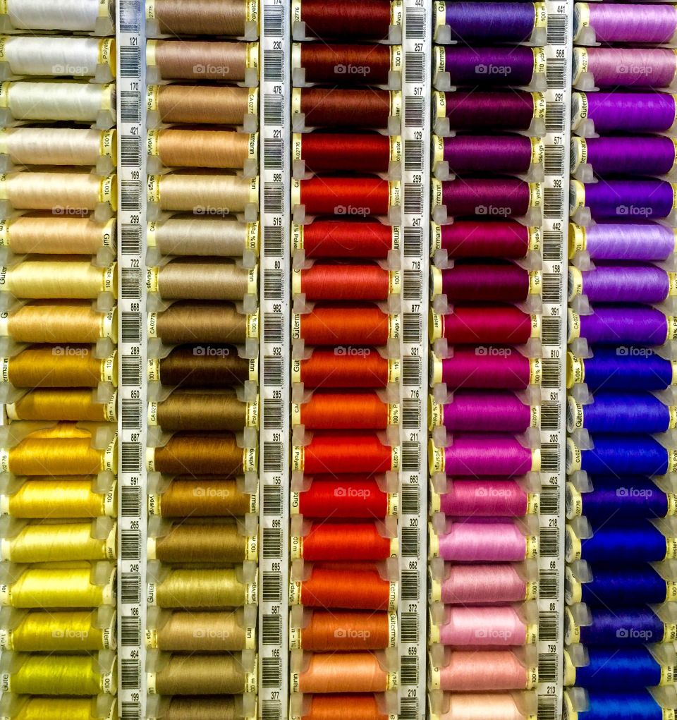 Colourful bobbin