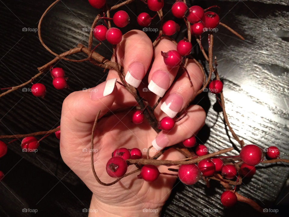 hand nails fingers branch by splicanka