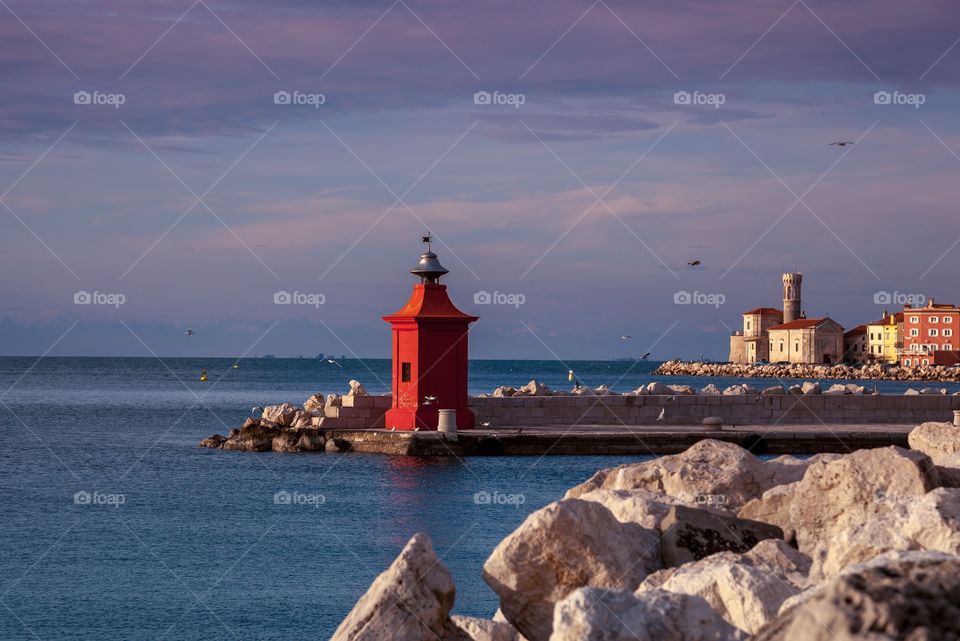 Red lighthouse