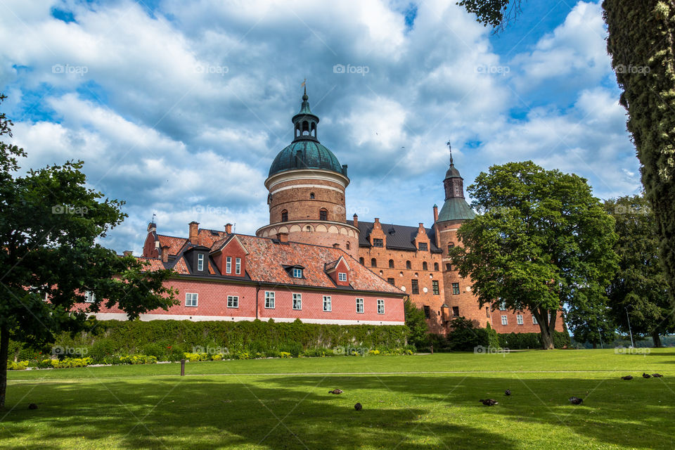 Castle in Mariefred, Sweden. 