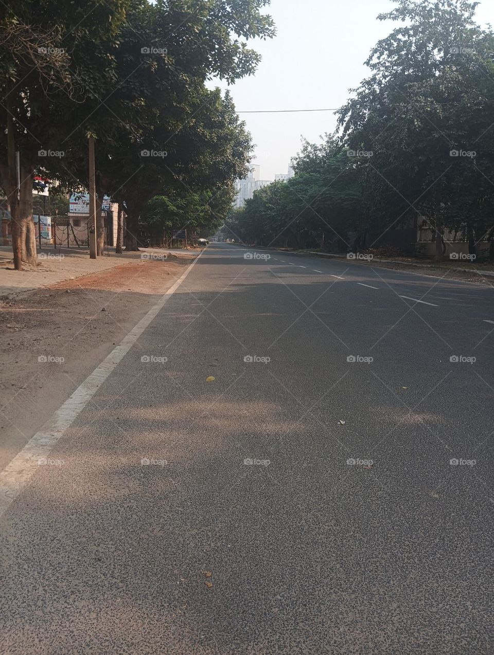empty road after festival  dewali everybody rest after dewali