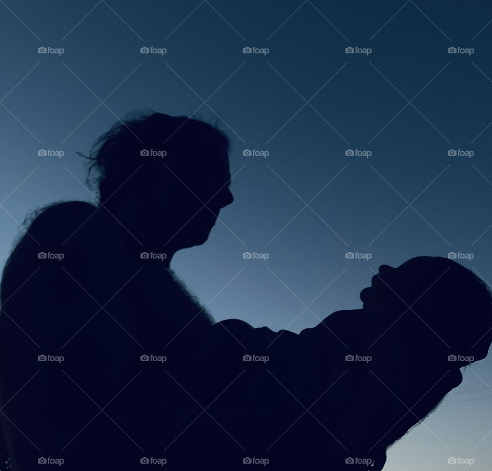 Silhouette, Sunset, Backlit, Shadow, Sun