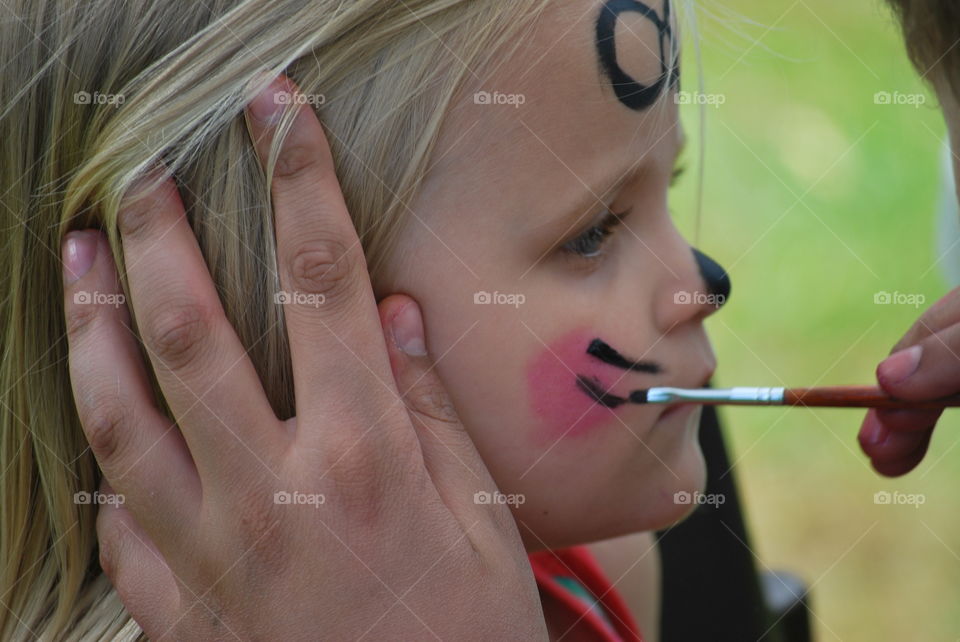 Facepainting in the park