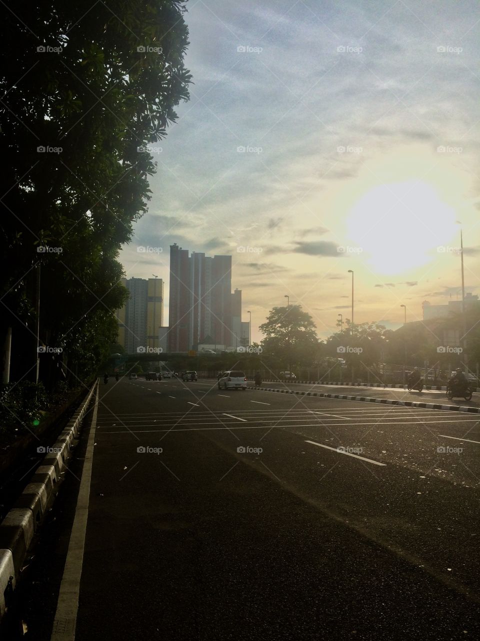 Morning jakarta ( kemayoran, central Jakarta )